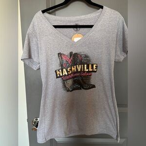 Gray Nashville Wildhorse Saloon Graphic T-Shirt